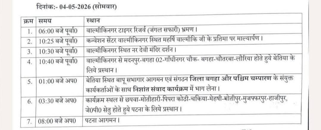 Nishant Kumar: निशांत कुमार की आज से सद्भाव यात्रा, जानें पूरा टाइमलाइन Nishant Kumar: निशांत कुमार की आज से सद्भाव यात्रा, जानें पूरा टाइमलाइन Nishant Kumar 5
