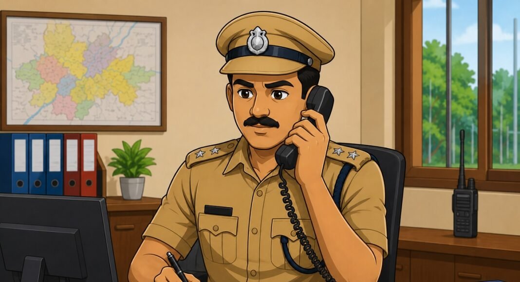 लालूचक में मासूम का शव मिलने के बाद जांच करती पुलिस