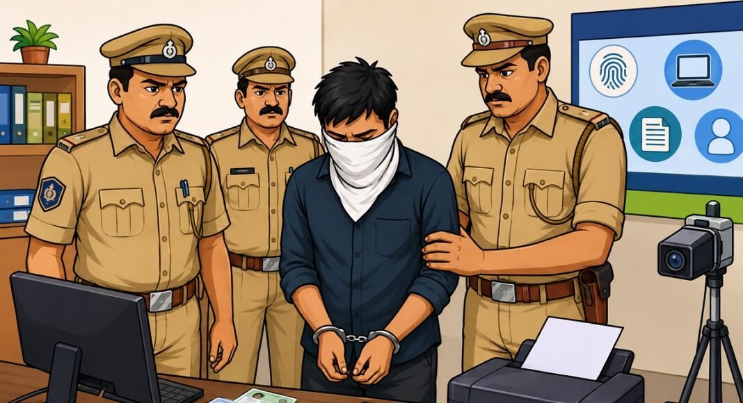 सोना लूटकांड का आरोपी बिक्रम गिरफ्तार