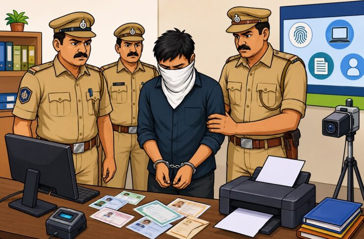 सोना लूटकांड का आरोपी बिक्रम गिरफ्तार