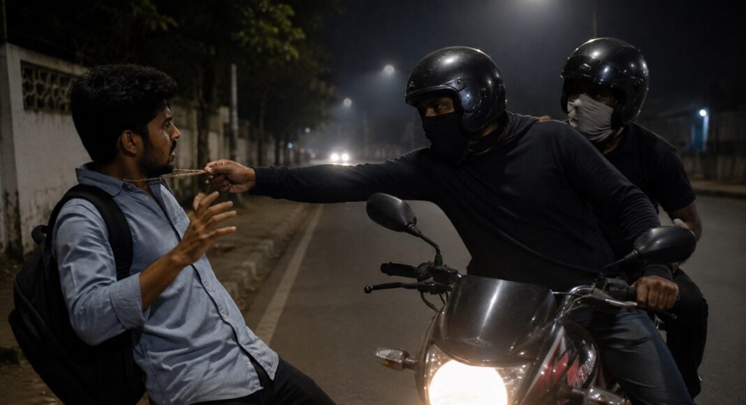 छात्र से दिनदहाड़े लूट