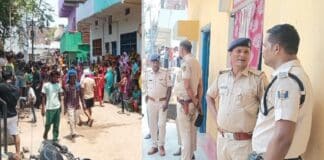 बिहटा में दो अलग-अलग स्थानों पर शव मिलने के बाद जांच करती पुलिस टीम