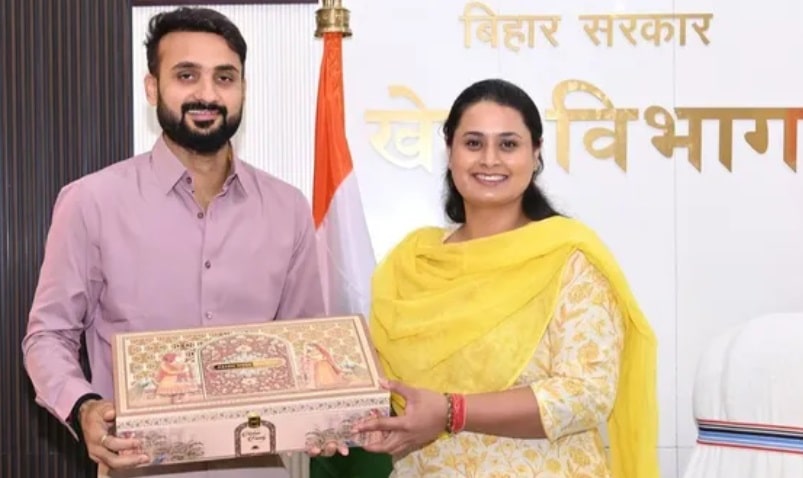 टीम इंडिया के तेज गेंदबाज आकाशदीप करेंगे शादी, वाराणसी में इस दिन लेंगे सात फेरे टीम इंडिया के तेज गेंदबाज आकाशदीप करेंगे शादी, वाराणसी में इस दिन लेंगे सात फेरे Cricketer Akash Deep 2