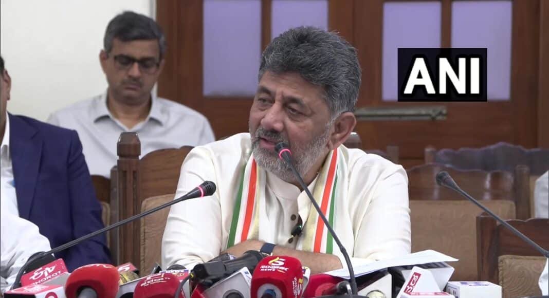 Karnataka CM DK Shivakumar