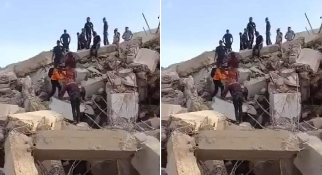Venezuela earthquake ruins