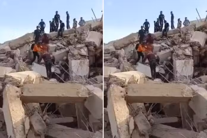Venezuela earthquake ruins