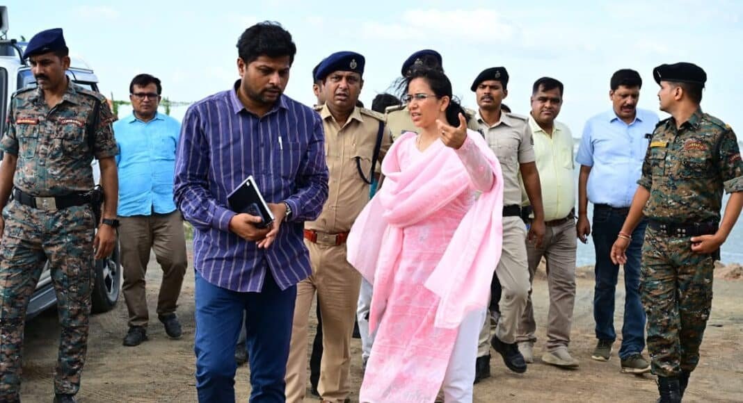 Bhagalpur DM Alankrita Pandey Inspects Shravani Mela Ghats