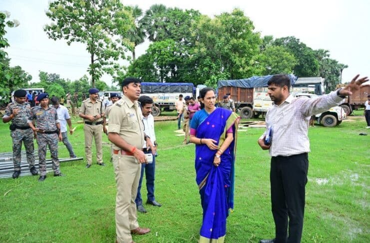 CM Visit Bhagalpur Inspection