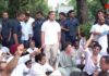 PM आवास के बाहर कांग्रेस का प्रदर्शन, पीएम मोदी-अमित शाह से मांगा इस्तीफा पीएम आवास के बाहर कांग्रेस का प्रदर्शन