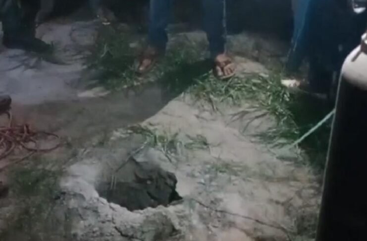 Piyush rescued from borewell in Gaya