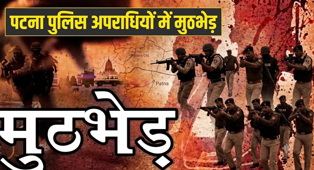 सोन नदी में पुलिस मुठभेड़