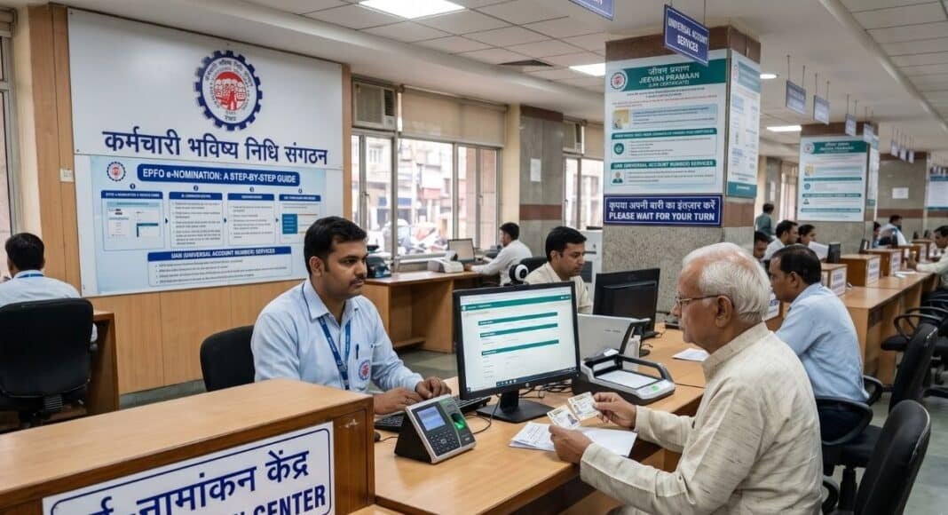 ई-नॉमिनेशन और पीएफ खाता