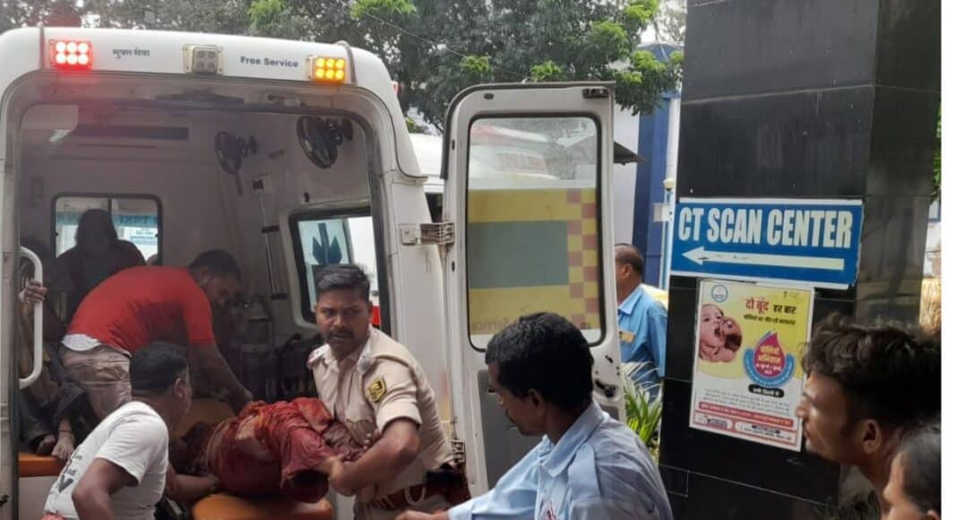 अशोकधाम मंदिर में हादसा