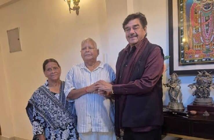 Shatrugan Sinha Meets Lalu Yadav Bihar Politics