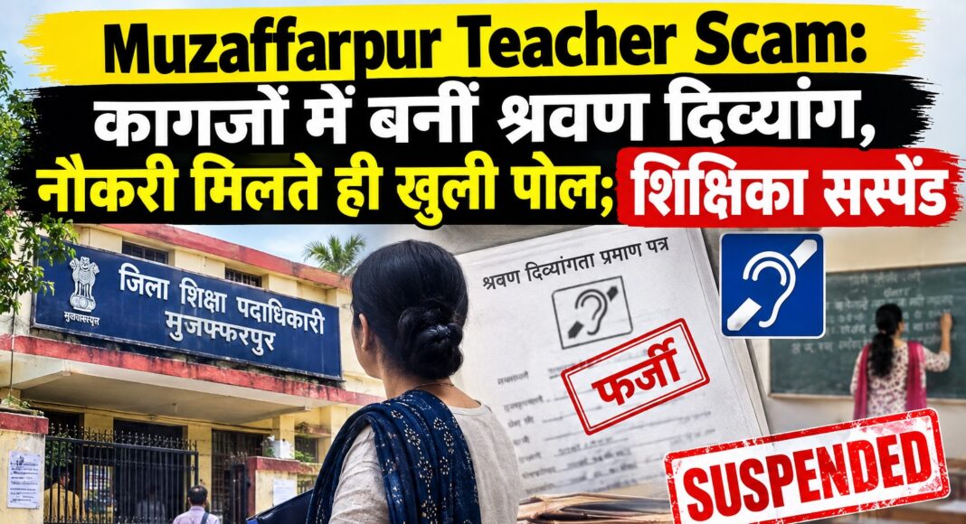 मुजफ्फरपुर शिक्षिका फर्जीवाड़ा