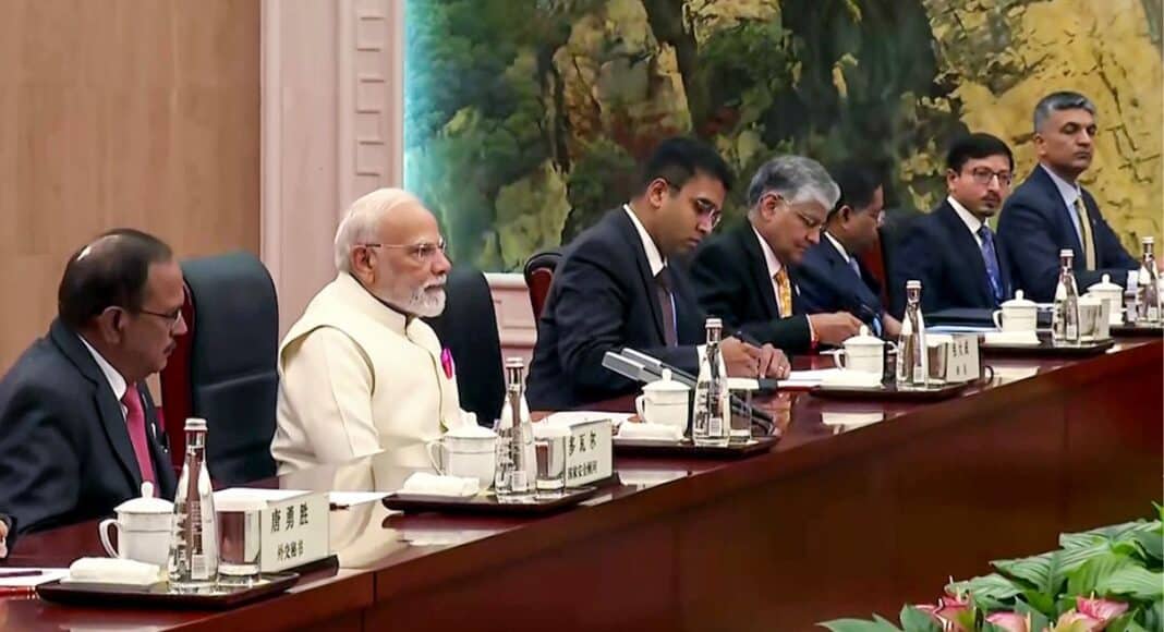 मोदी-शी जिनपिंग की मुलाकात